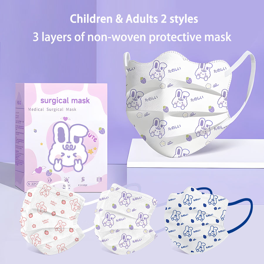 Cartoon Face Mask Adult Childr - Disposable Surgical Mask 리뷰 및 가격