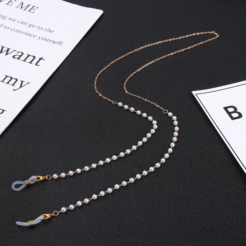 Fashion Flower Beads Eyeglass  - Mask Chain Holder 리뷰 및 가격