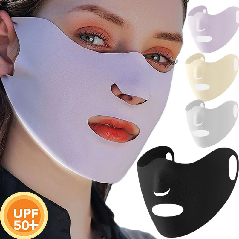 Ice Silk Sunscreen Mask Female - Sports Mask Breathable 리뷰 및 가격