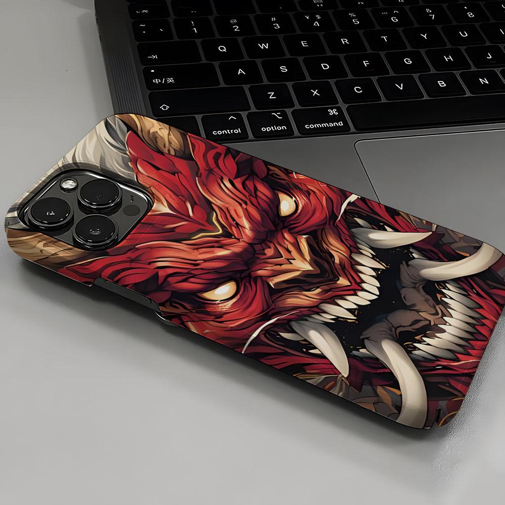 Japanese Samurai Oni Mask Phon - Mask Case Hard Shell 리뷰 및 가격