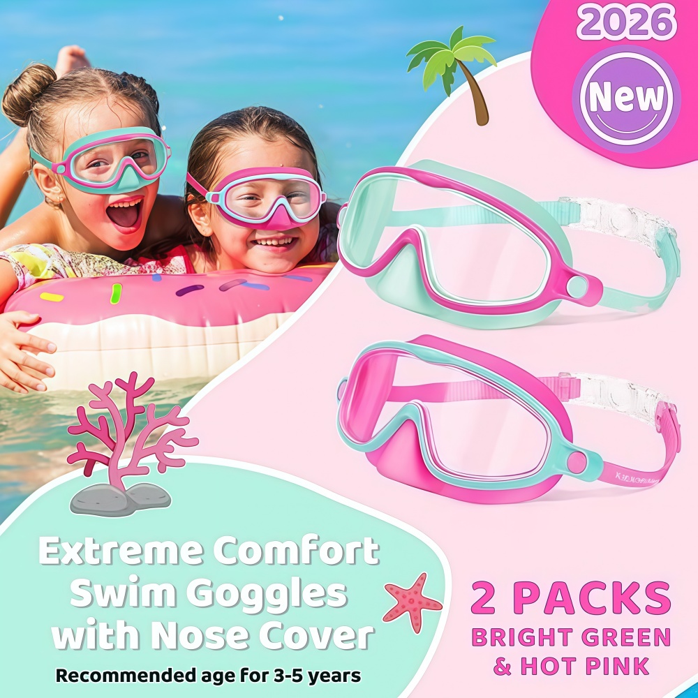 Kids Swim Goggles with Nose Co - Anti Pollution Mask 리뷰 및 가격