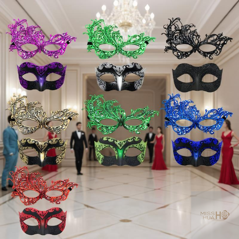 Set of 2, Couple's Elegant Bla - Black Face Mask Pack 리뷰 및 가격