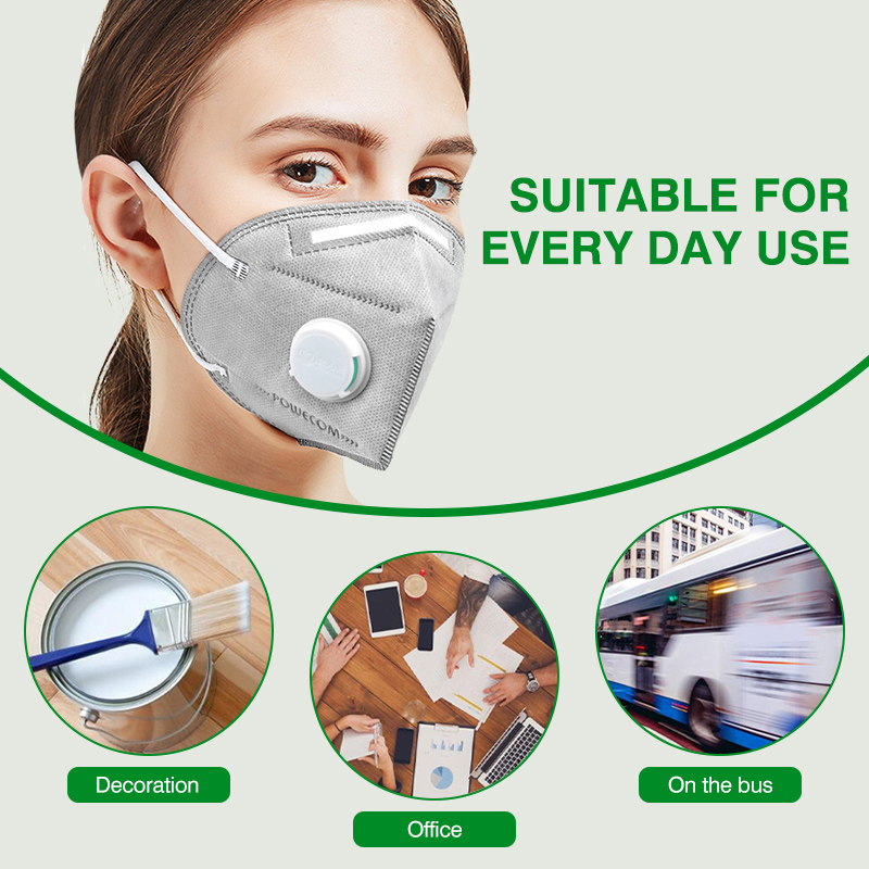 POWECOM KN95 Masks Activated C - Disposable Surgical Mask 리뷰 및 가격