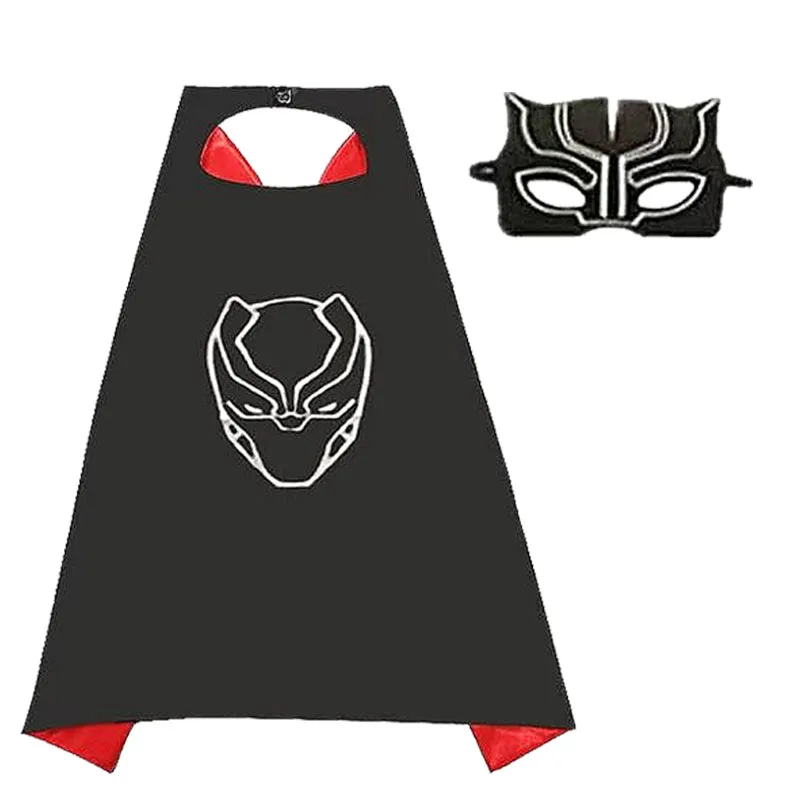 Superhero Mask Cape Set, Black - Black Face Mask Pack 리뷰 및 가격
