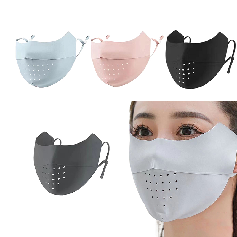 Ice Silk Face Mask UV Sun Prot - Sports Mask Breathable 리뷰 및 가격
