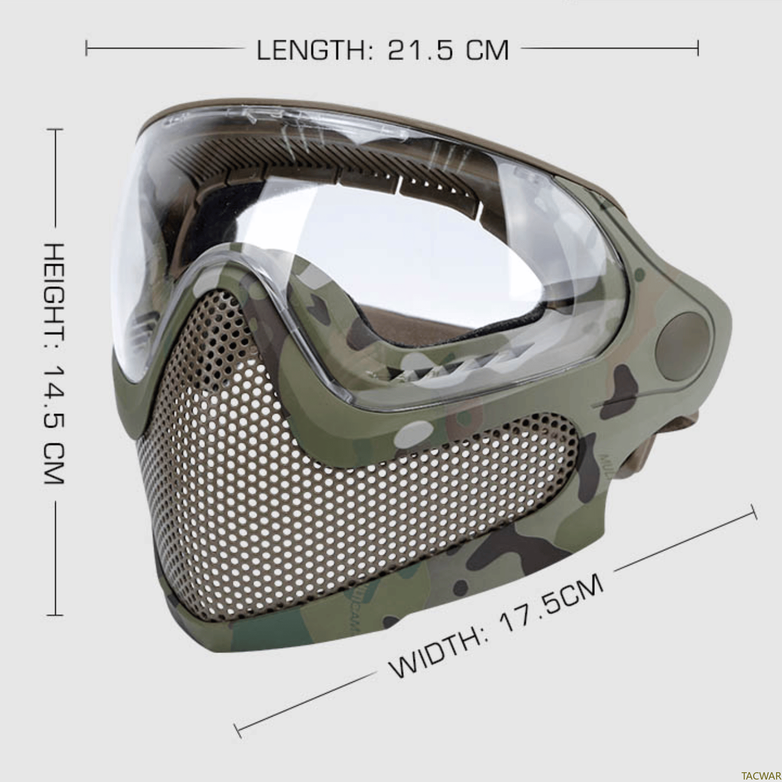 Airsoft Steel Mesh Mask Full F - Anti Pollution Mask 리뷰 및 가격