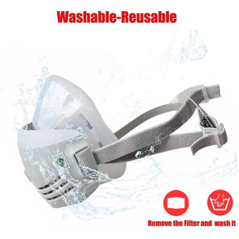 Silicone Dust-proof Gas Mask R - Cloth Face Mask Washable 리뷰 및 가격